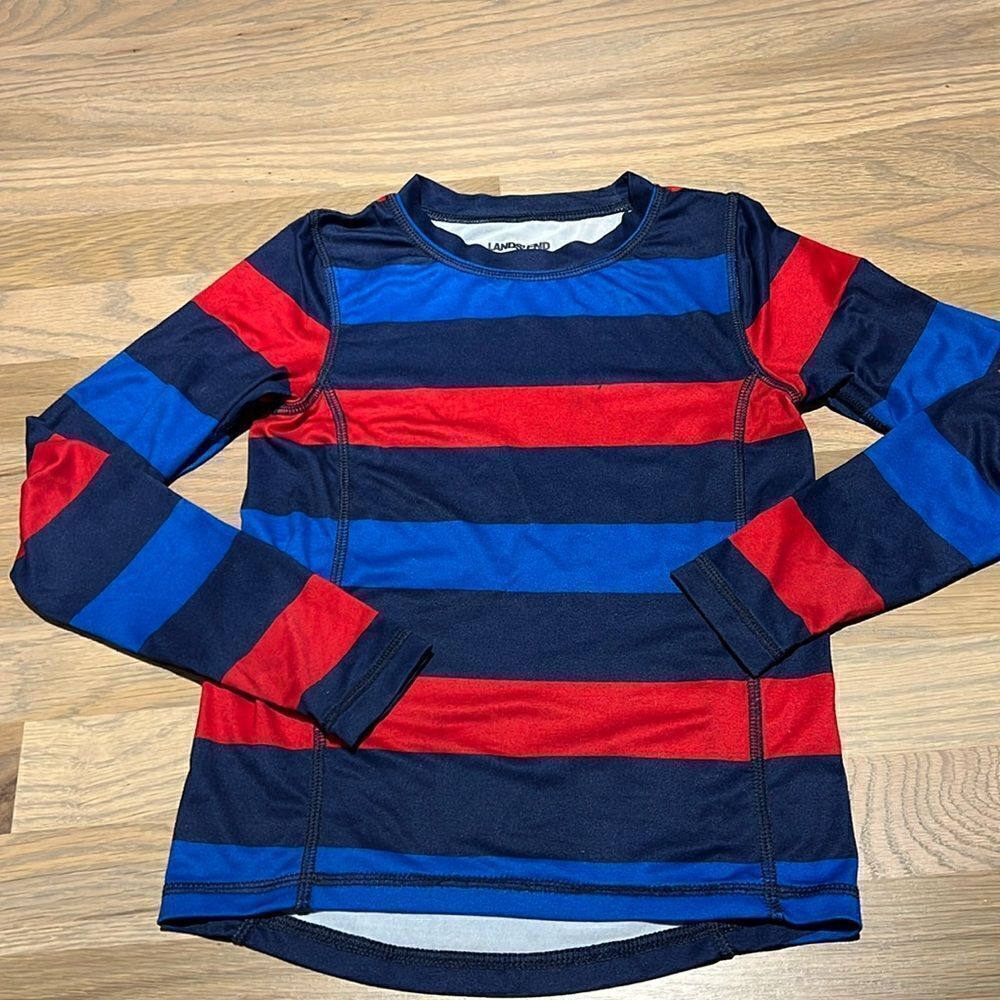 Lands End Long Sleeve Rash Guard Shirt